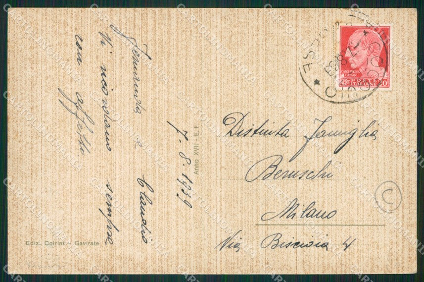 Varese Cocquio Trevisago cartolina QK9928 – retro