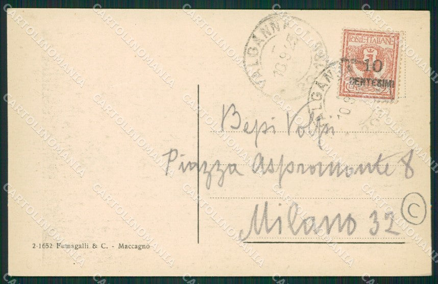 Varese Cassano Valcuvia cartolina QK9937 – retro