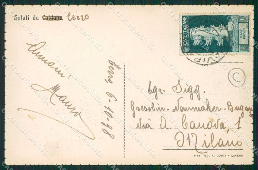 Varese Cocquio Caldana cartolina QK9945 – retro