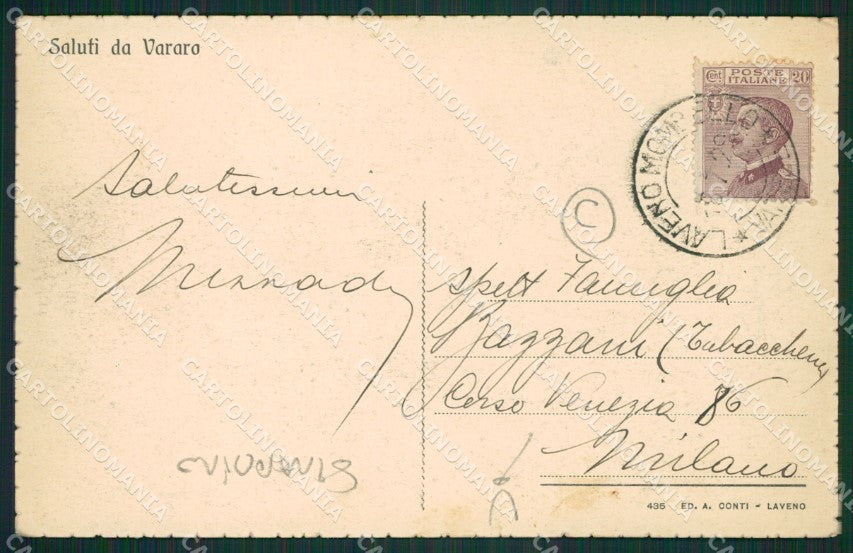 Varese Vararo STRAPPINO cartolina QK9984 – retro