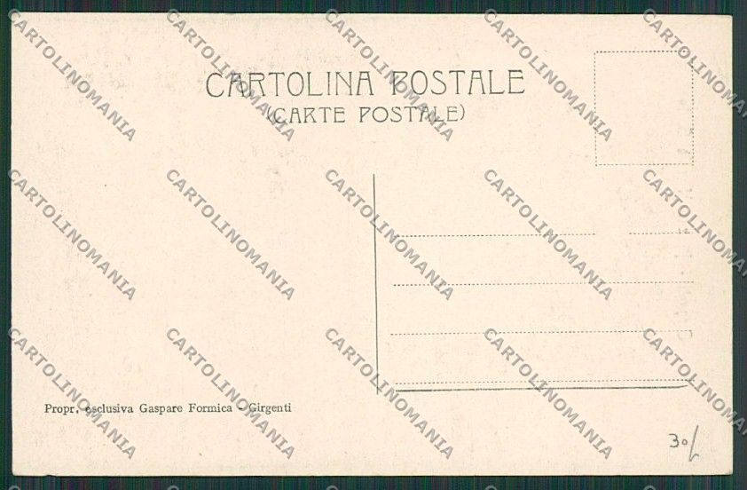 Agrigento Città cartolina QQ0006 – retro