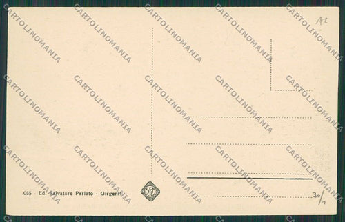 Agrigento Città cartolina QQ0009 – retro