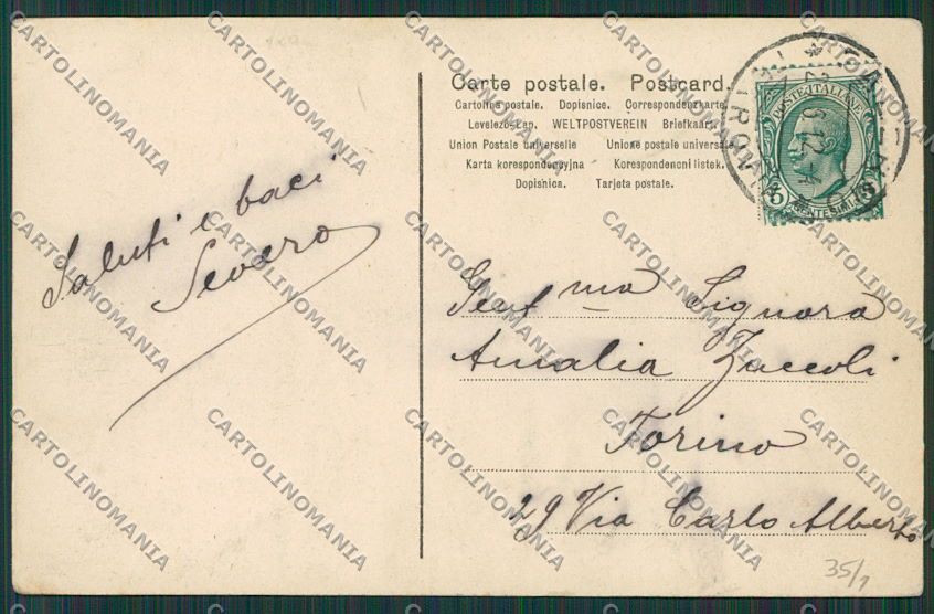 Agrigento Città cartolina QQ0014 – retro