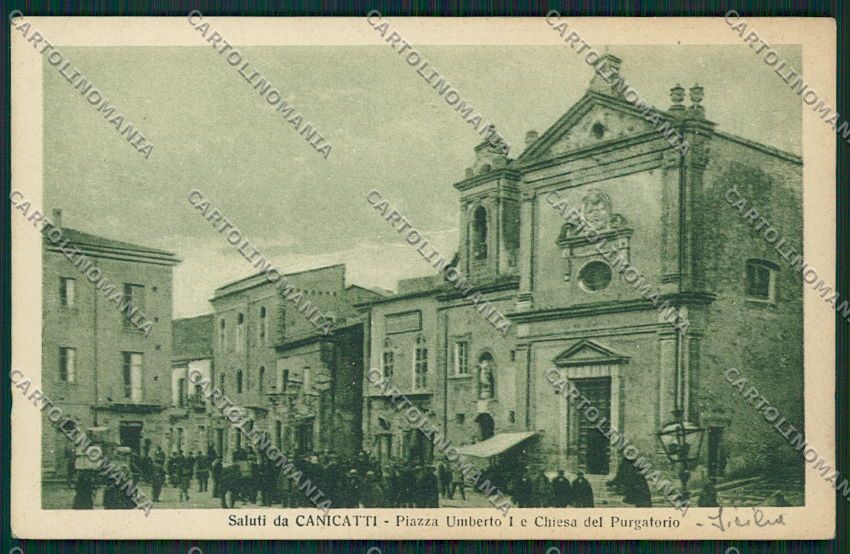 Agrigento Canicattì cartolina QQ0032 – fronte