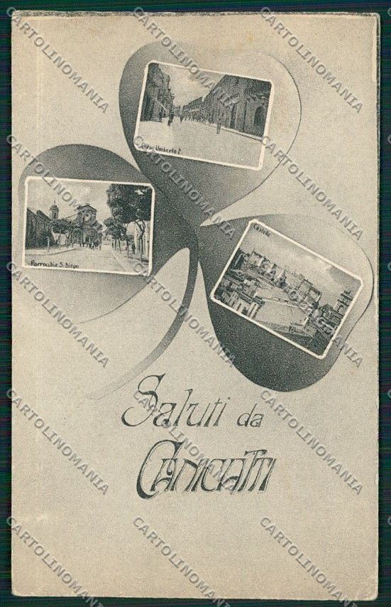 Agrigento Canicattì cartolina QQ0035 – fronte