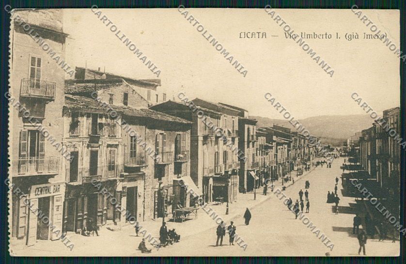 Agrigento Licata PIEGA cartolina QQ0037 – fronte