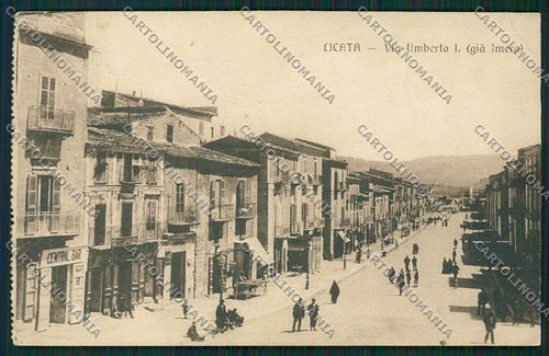 Agrigento Licata PIEGA cartolina QQ0037 – fronte