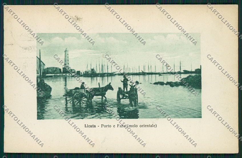 Agrigento Licata cartolina QQ0040 – fronte