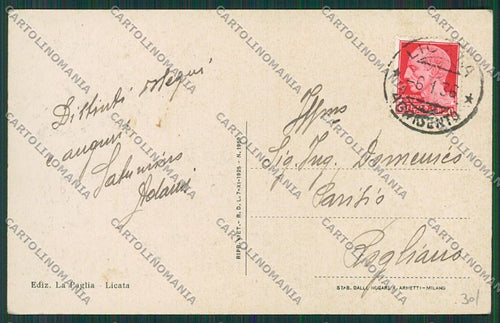 Agrigento Licata cartolina QQ0045 – retro