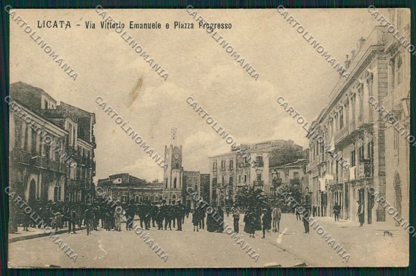 Agrigento Licata cartolina QQ0054 – fronte