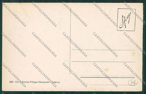 Agrigento Sciacca cartolina QQ0059 – retro