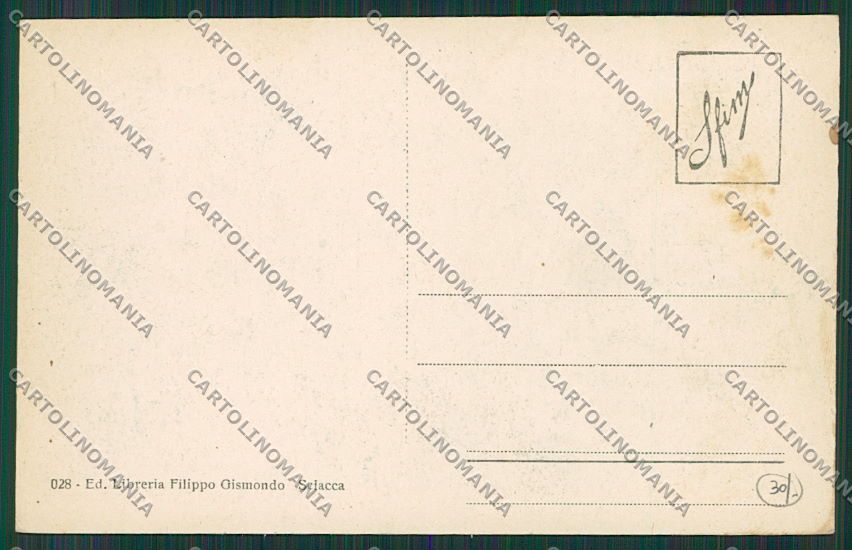 Agrigento Sciacca cartolina QQ0060 – retro