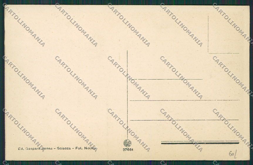 Agrigento Sciacca cartolina QQ0069 – retro