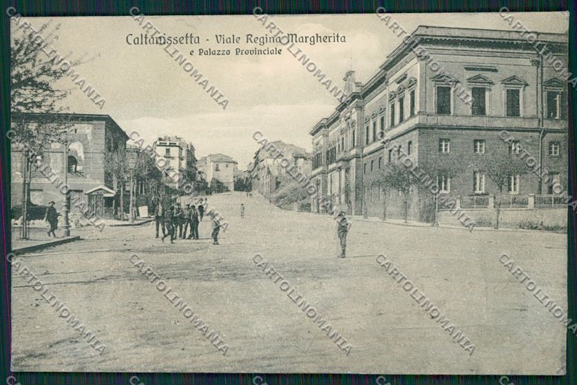 Caltanissetta Città TRACCE UMIDO cartolina QQ0110 – fronte