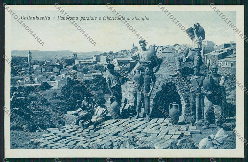 Caltanissetta Città Mestieri cartolina QQ0126 – fronte