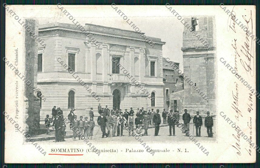 Caltanissetta Sommatino cartolina QQ0132 – fronte
