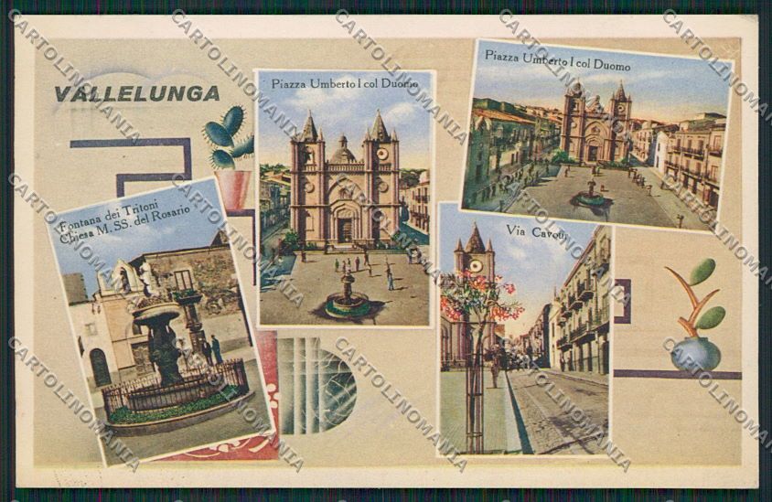 Caltanissetta Vallelunga cartolina QQ0133 – fronte