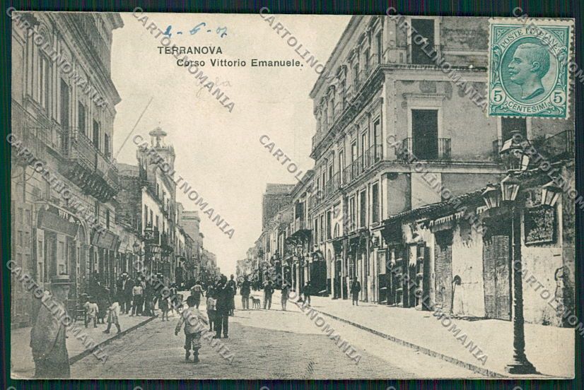 Caltanissetta Terranova cartolina QQ0141 – fronte