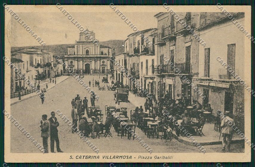 Caltanissetta Santa Caterina Villarmosa cartolina QQ0143 – fronte