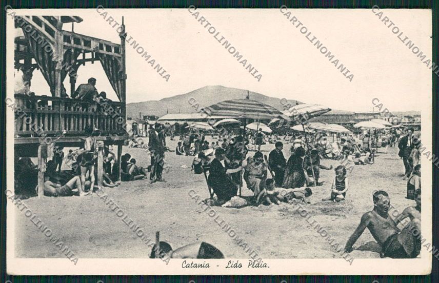 Catania Città Lido cartolina QQ0145 – fronte