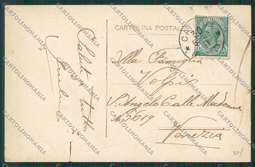 Catania Città cartolina QQ0151 – retro
