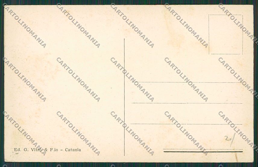 Catania Città cartolina QQ0152 – retro