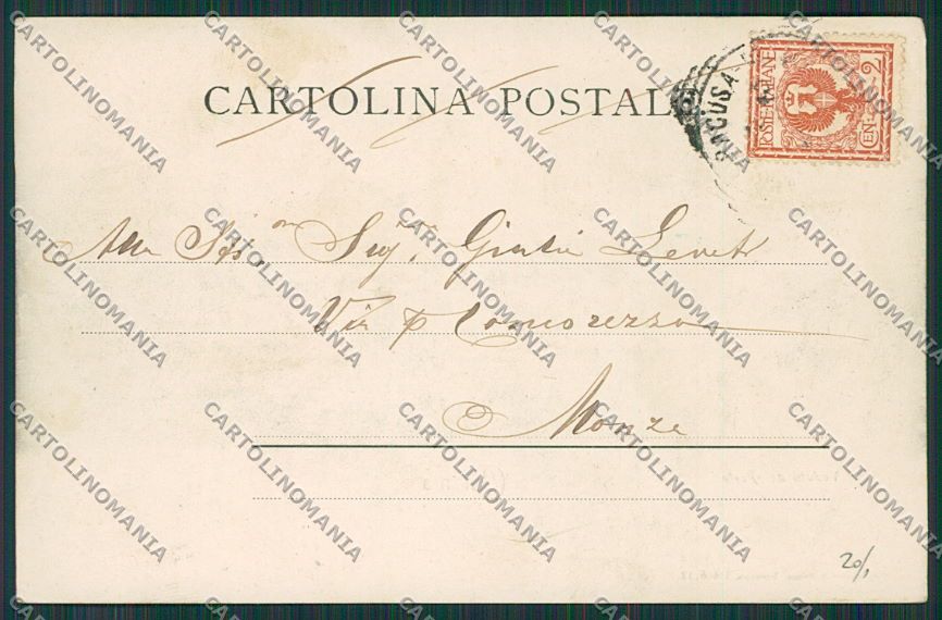 Catania Città cartolina QQ0153 – retro