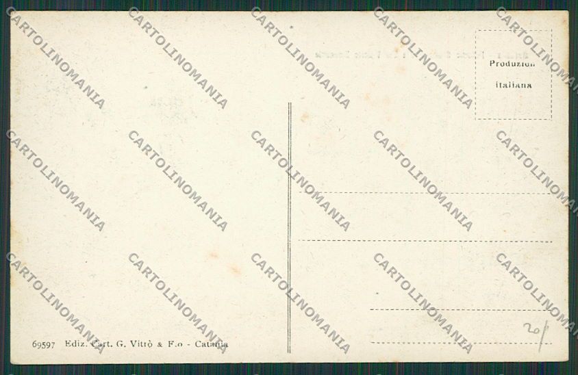Catania Città cartolina QQ0161 – retro