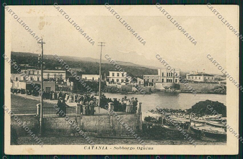 Catania Città Ognina cartolina QQ0167 – fronte