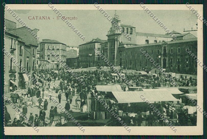 Catania Città Mercato cartolina QQ0170 – fronte