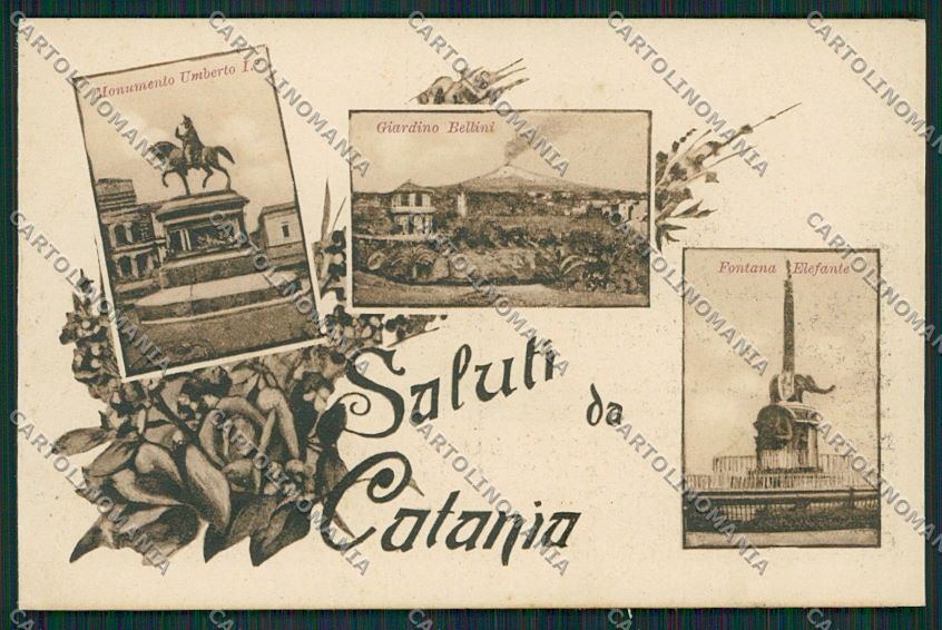 Catania Città Saluti da cartolina QQ0172 – fronte