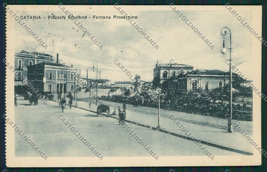 Catania Città Stazione cartolina QQ0176 – fronte