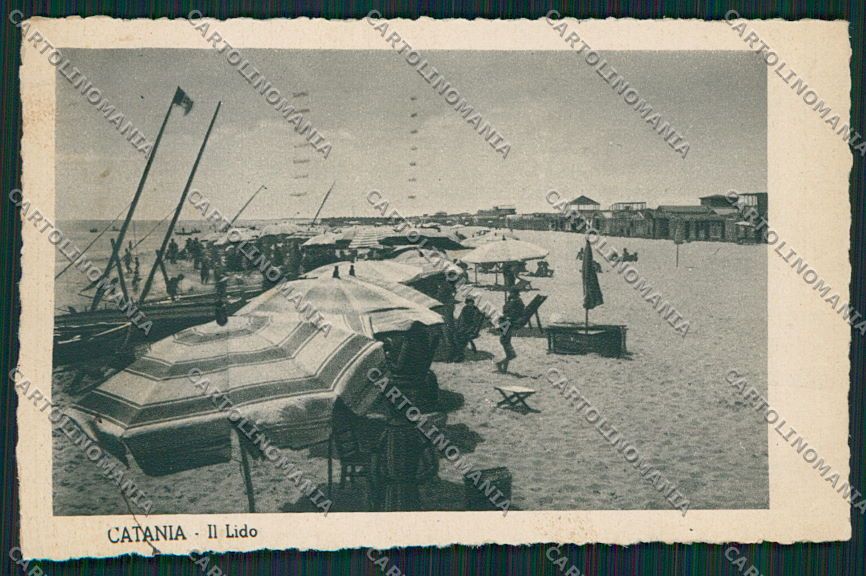 Catania Città Lido cartolina QQ0180 – fronte