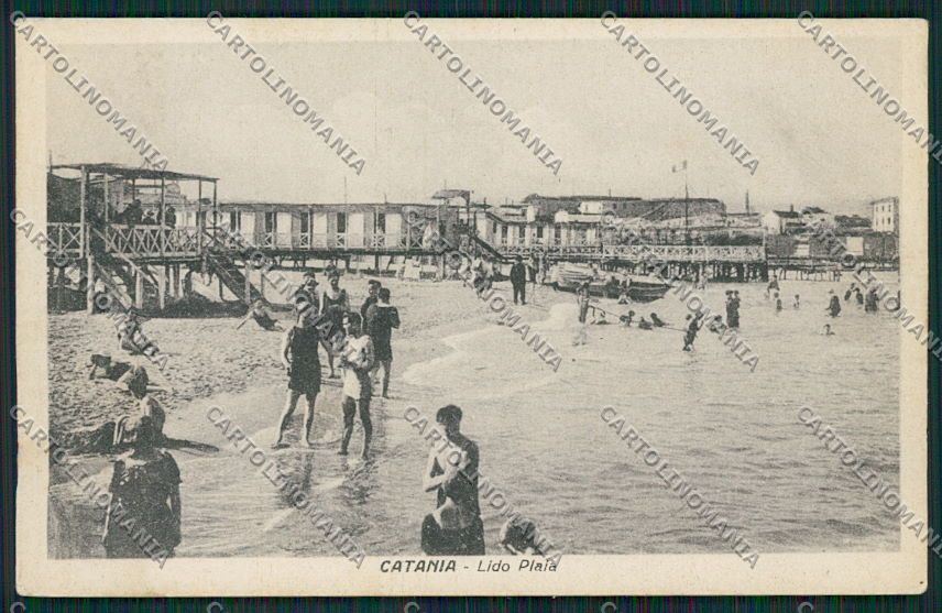 Catania Città Lido cartolina QQ0184 – fronte