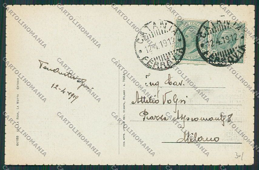 Catania Città cartolina QQ0206 – retro
