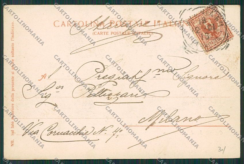 Catania Città cartolina QQ0217 – retro