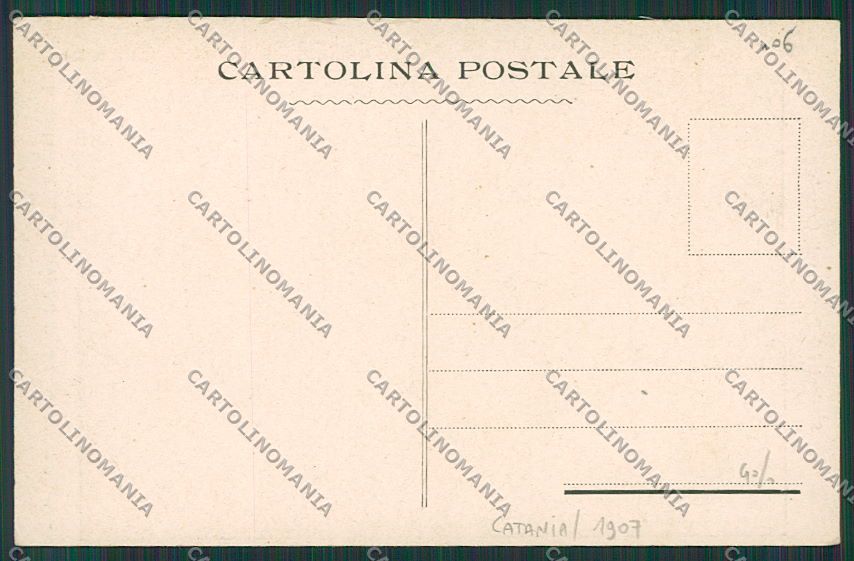 Catania Città cartolina QQ0235 – retro