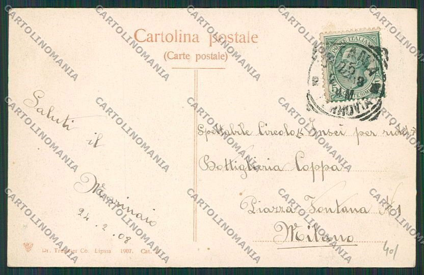 Catania Città cartolina QQ0236 – retro
