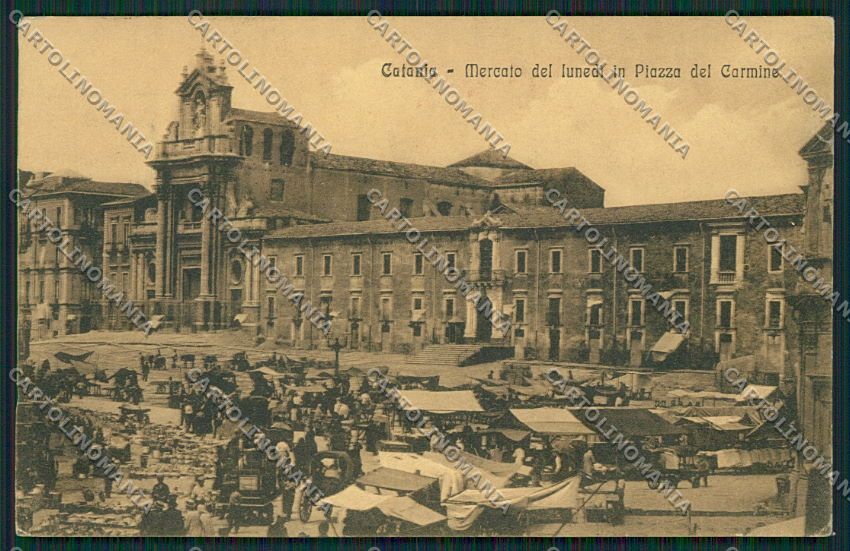 Catania Città Mercato cartolina QQ0239 – fronte