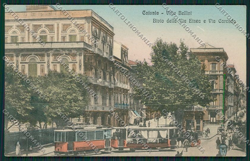 Catania Città Tram cartolina QQ0244 – fronte