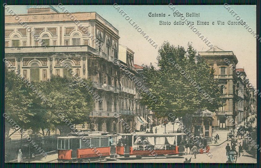 Catania Città Tram cartolina QQ0248 – fronte
