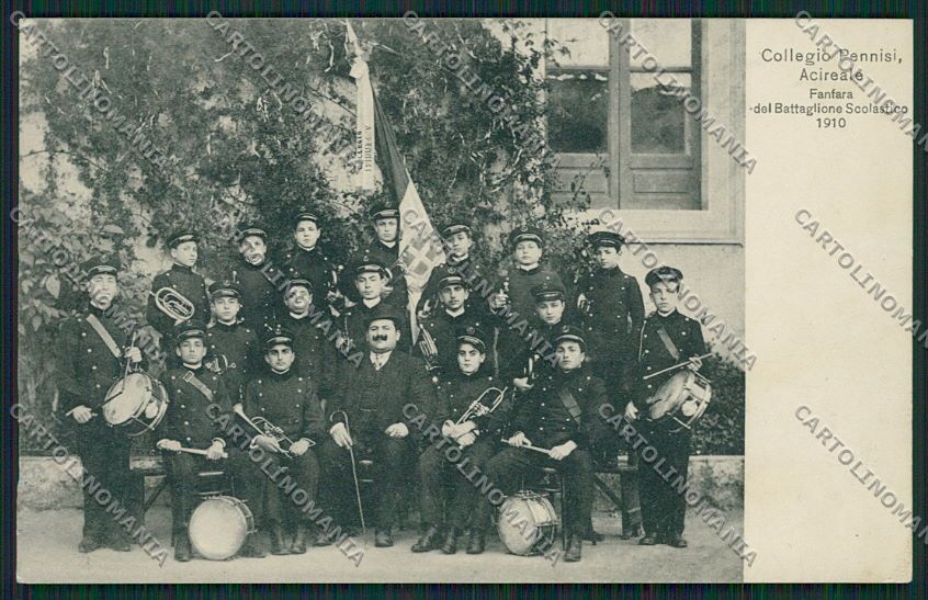 Catania Acireale Collegio Pennisi Banda Musicale cartolina QQ0258 – fronte