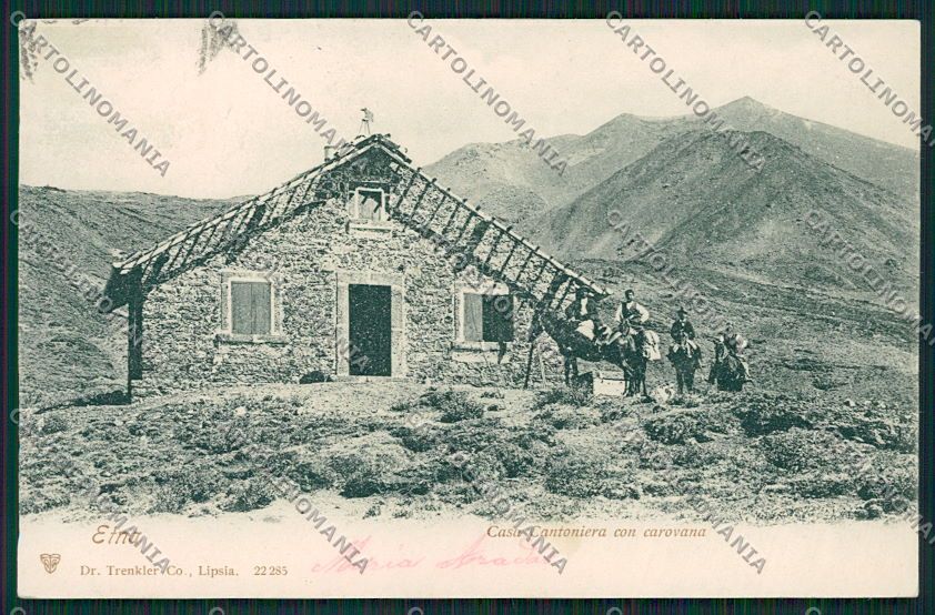 Catania Etna cartolina QQ0268 – fronte