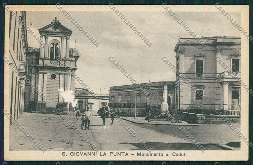 Catania San Giovanni La Punta ABRASA cartolina QQ0279 – fronte