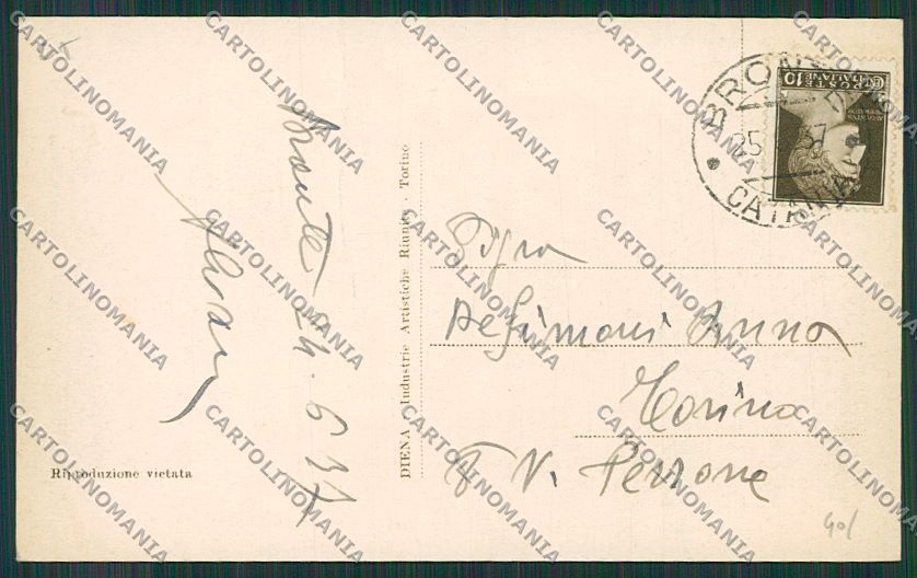 Catania Bronte GRINZA CARTA cartolina QQ0296 – retro