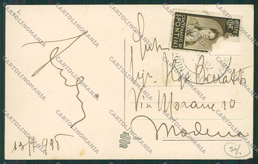 Catania Biancavilla Saluti da PIEGHINA cartolina QQ0305 – retro