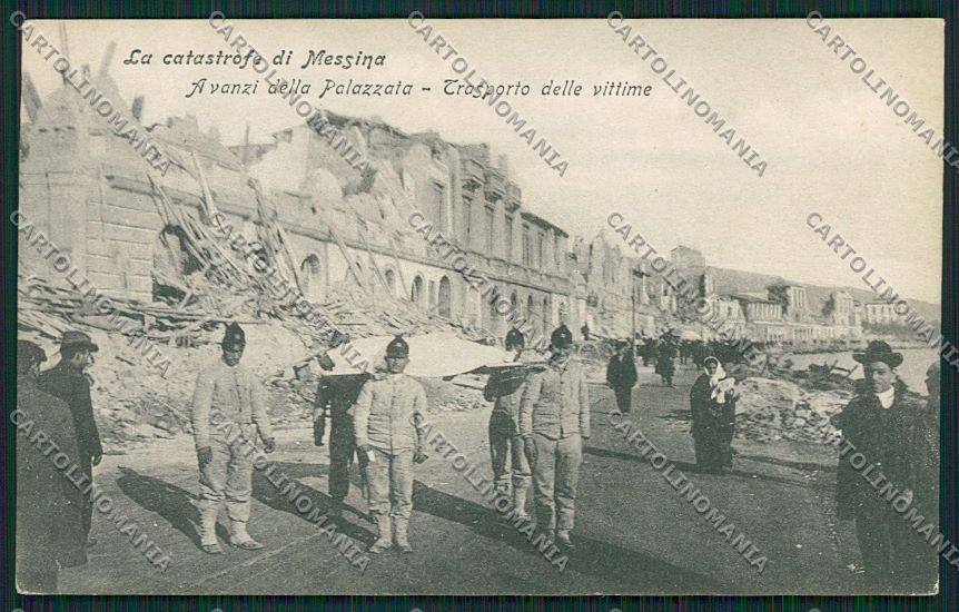 Messina Città Terremoto cartolina QQ0379 – fronte