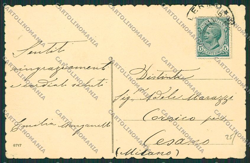 Palermo Città cartolina QQ0459 – retro
