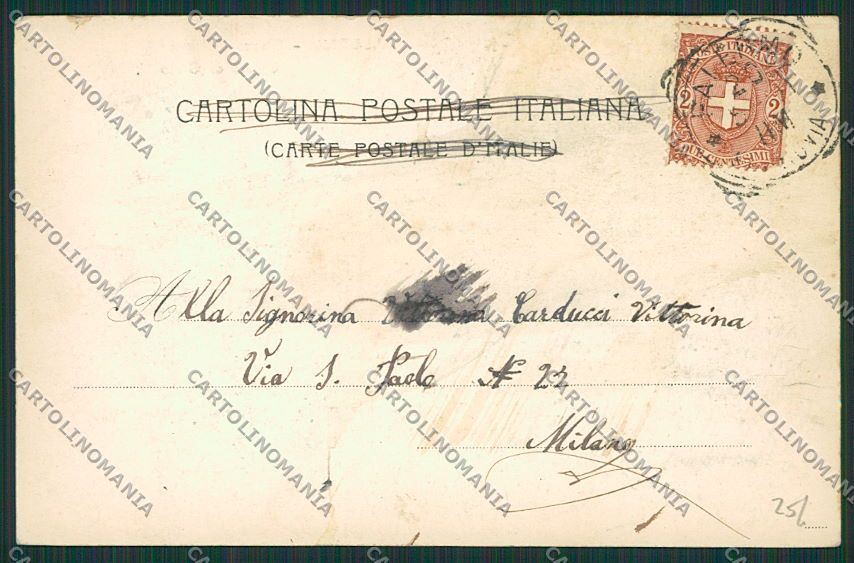 Palermo Città cartolina QQ0473 – retro