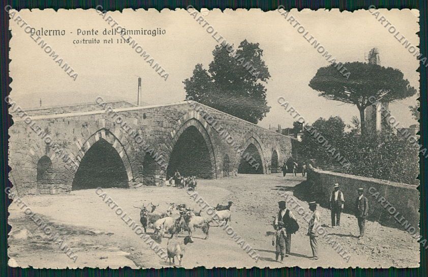 Palermo Città SCOLLATA cartolina QQ0488 – fronte
